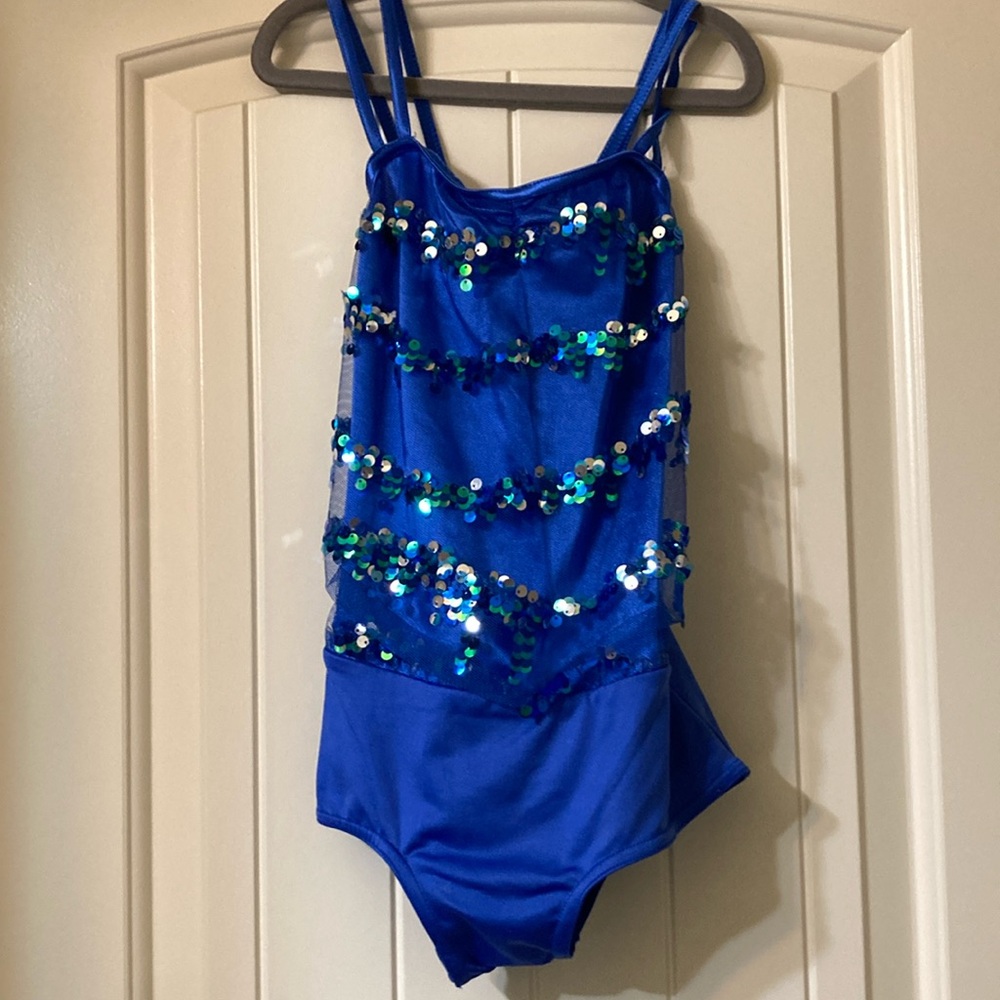 NWOT Royal Blue Medium Child’s Dance Costume